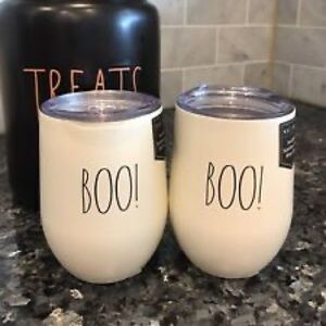 Rae Dunn Boo Wine Tumbler Mug